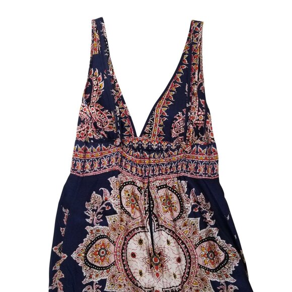 Akualani Halter Sundress in Soft Rayon - Extra Long Med. Small - Picture 6 of 16